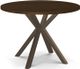 Amisco Customizable Asterisk Round Table with Metal Starburst Stand-0