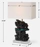 Uttermost® Basalt Black Stone Table Lamp-2