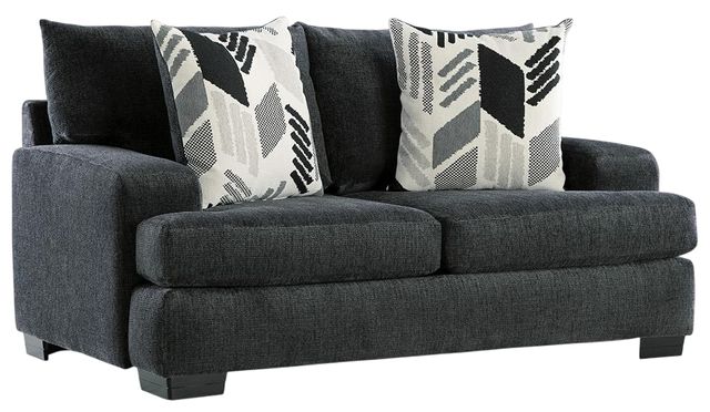 Albany Industries Clash Charcoal Loveseat-0