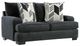 Albany Industries Clash Charcoal Loveseat-0