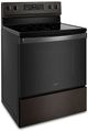 Whirlpool® 30" Black Stainless Steel Freestanding Electric Range with 5-in-1 Air Fry Oven-1