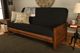 Kodiak Furniture Lexington Canton Black/Weathered Brown Full Futon with Mattress-4