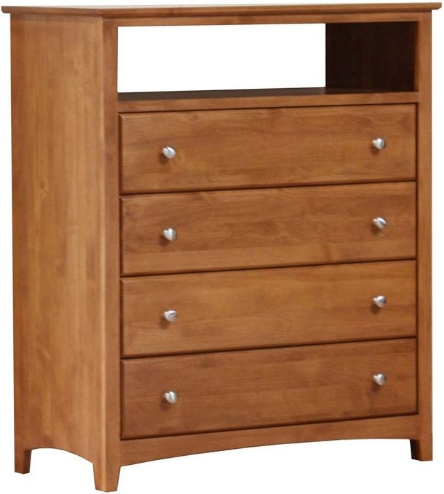 Archbold Furniture Customizable Alder Shaker Entertainment Chest-0