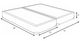 Coaster® Mercer Gray 9" Split Eastern King Standard Box Spring Foundation, Includes 2 Pieces-1