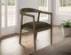 International Furniture Direct Natural Teca Brown Arm Chair-1