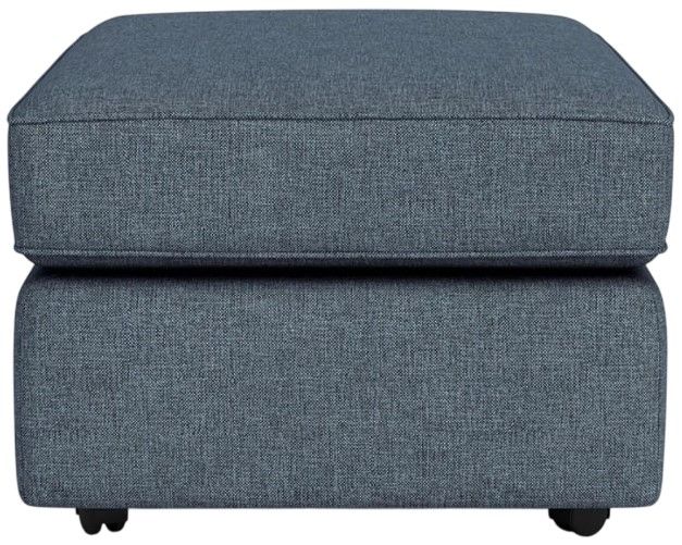 Flexsteel® Vail Blue Dusk Cocktail Ottoman-2