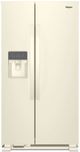 Whirlpool® 36" 24.6 Cu. Ft. Biscuit On Biscuit Side-By-Side Refrigerator-0