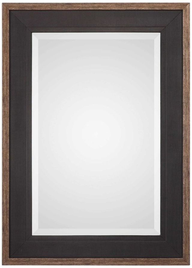 Uttermost® Staveley Rustic Black Mirror-0