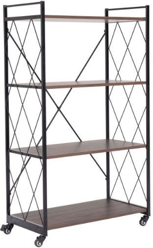 Zuo® Modern Romania Black/Walnut Shelf-0