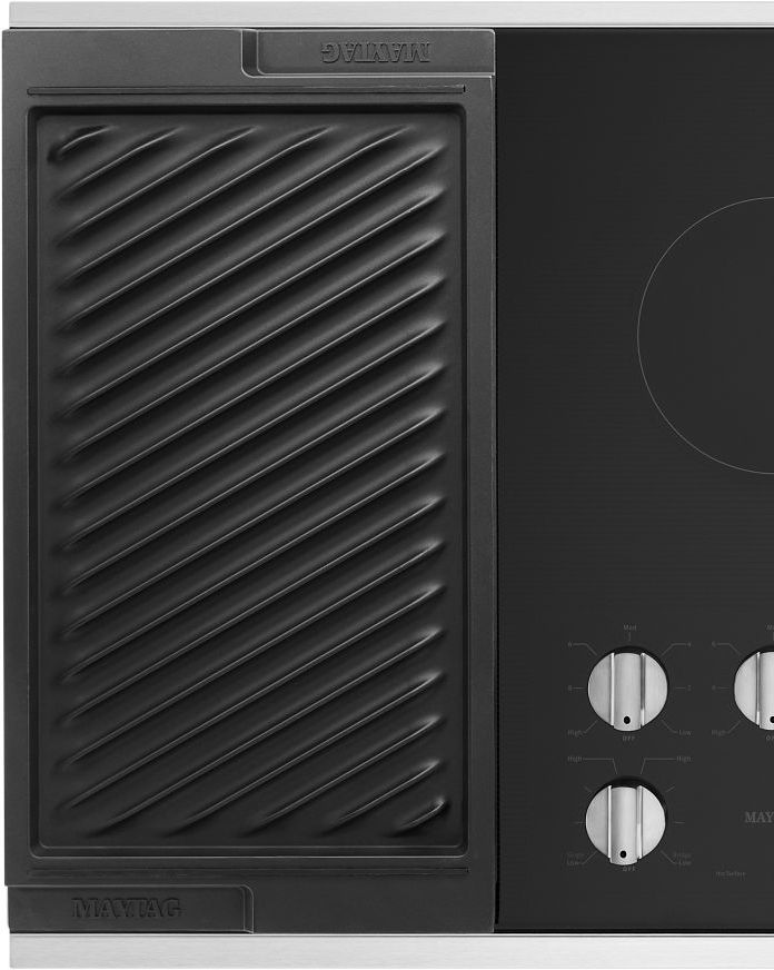 Maytag 36” Stainless Steel Electric Cooktop - Thumbnail 5