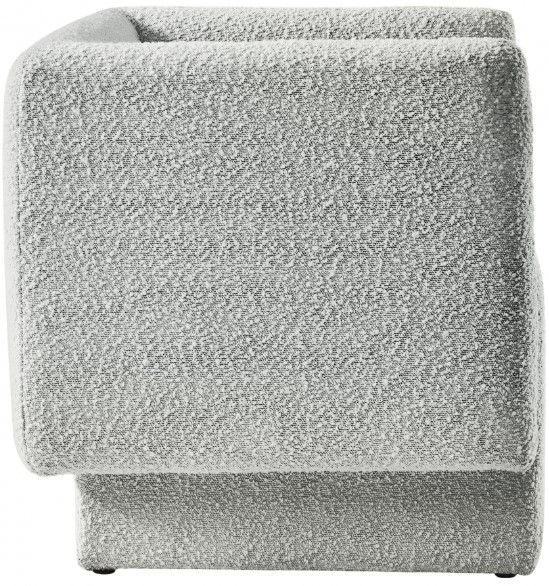 Meridian Furniture Vera Grey Boucle Accent Chair-2