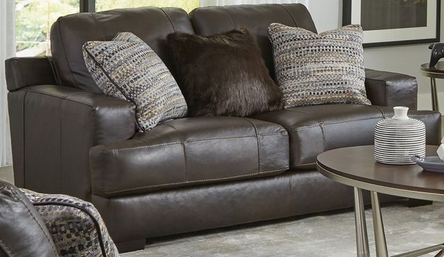 Jackson Furniture Marco Chocolate Leather Loveseat-4