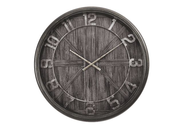 Horloge murale de 30 pouces de Monarch Specialties Inc. - Brun