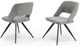 VIG Furniture Modrest Palmer 2-Piece Gray Fabric Dining Chair Set-4