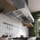Falmec Zeus 30" Scotch Brite Stainless Steel Wall Mounted Range Hood-3