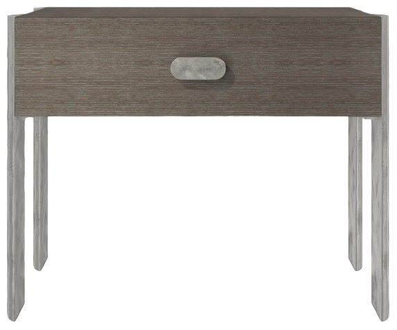 Bernhardt Prado Bright Graphite/Porcini Nightstand-2