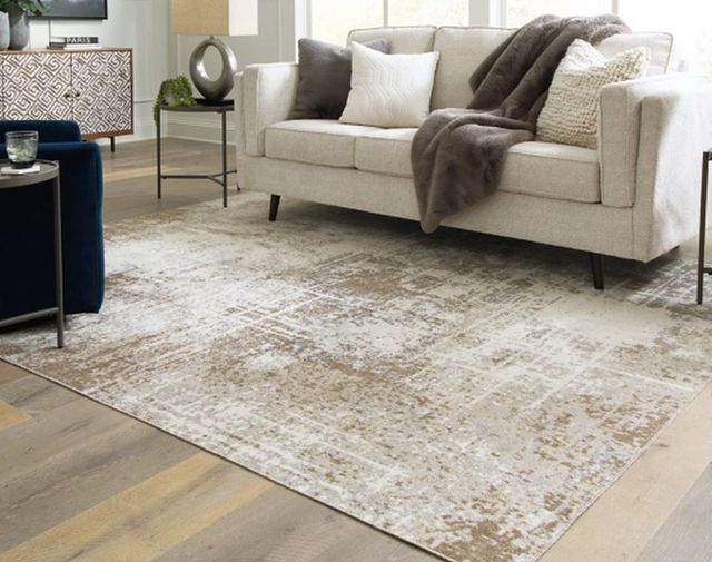 Signature Design by Ashley® Grifflain Tan/Brown/Gray 5'x7' Area Rug-3
