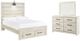 Signature Design by Ashley® Cambeck 2-Piece Whitewash Full Panel Bed Set-0