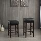 Homelegance® Pittsville Black/Espresso Bar Stool-1