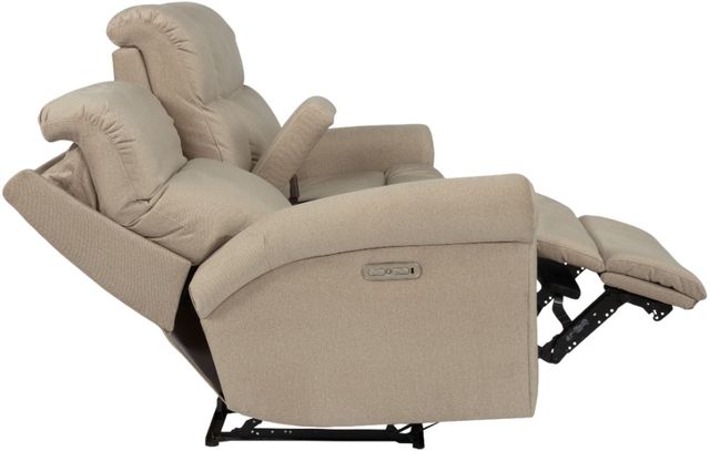 Flexsteel® Customizable Davis Power Reclining Loveseat with Console and Power Headrests-4
