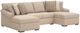 Benchcraft® LadyMae 3-Piece Twill Sectional with Chaise-0