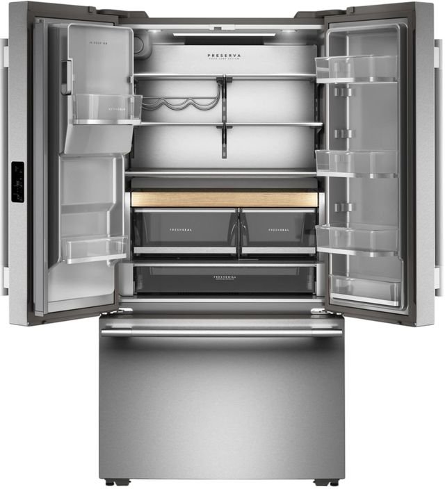 KitchenAid® 36" 23.1 Cu. Ft. Fingerprint Resistant Stainless Steel Counter Depth French Door Refrigerator with Intelligent Auto Fill-1