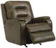 Flexsteel® Arlo Dark Stone Power Rocking Recliner-1