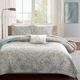 Olliix by Madison Park Pure Ronan 4 Piece Blue King/California King Coverlet Set-1