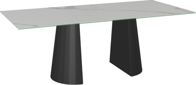 Amisco Customizable Gemma Italian Porcelain 84" Dining Table-0