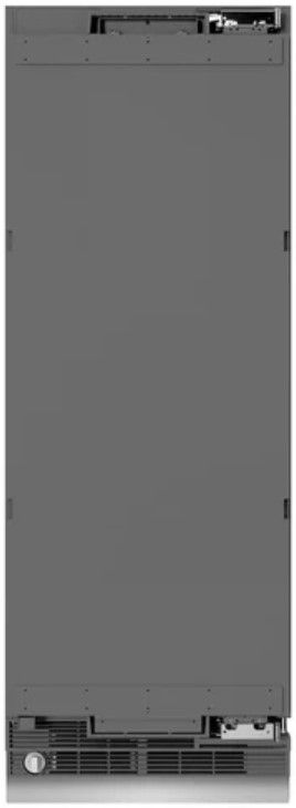 ZLINE Autograph Edition 30" 16.7 Cu. Ft. Panel Ready Column Refrigerator with Graphite Gray Interior and Champagne Bronze Accents-0