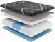 Diamond Mattress® Dreamstage Carbon Ice 2.0 Hybrid 14" Medium Tight Top Twin Mattress in a Box-2