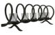 A & B Home Mendoza Gunmetal Spiral Candle Holder-0