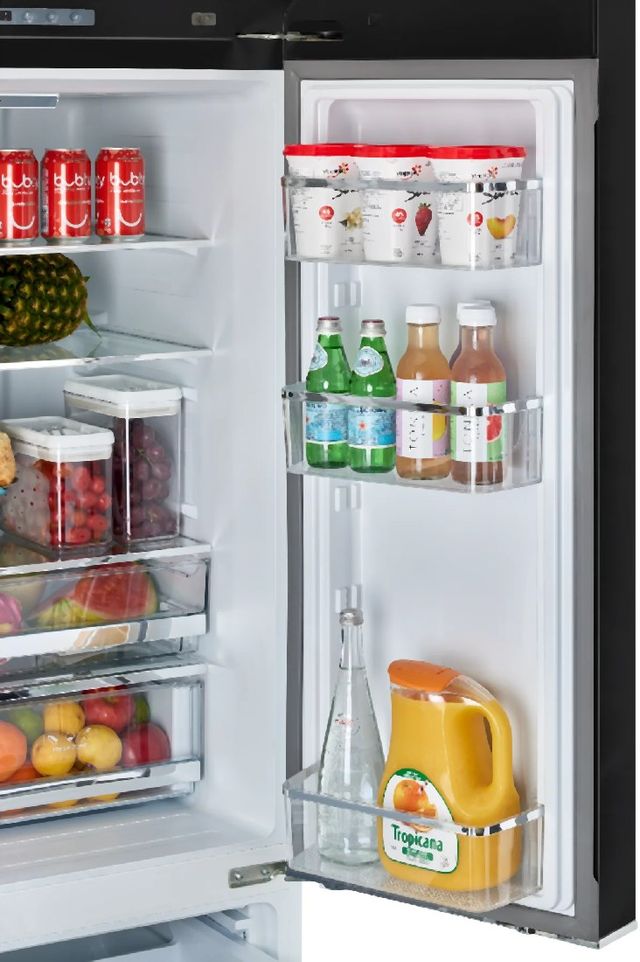 Unique® Appliances Unique 36" 21.4 Cu. Ft. Midnight Black Counter Depth French Door Refrigerator-3