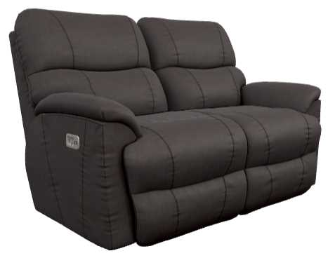 ●LBZ La-Z-Boy® Trouper Walnut Leather Power Wall Recliner with