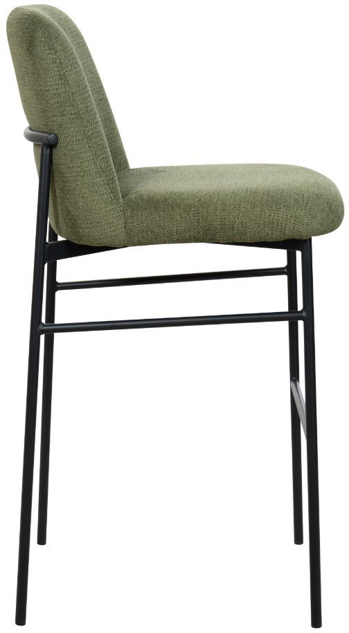 New Classic® Home Furnishings Erik Green/Black Upholstered Bar Stool-3
