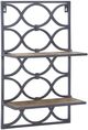 Powell® Wesson Antique Nickel/Natural Wall Shelves-0