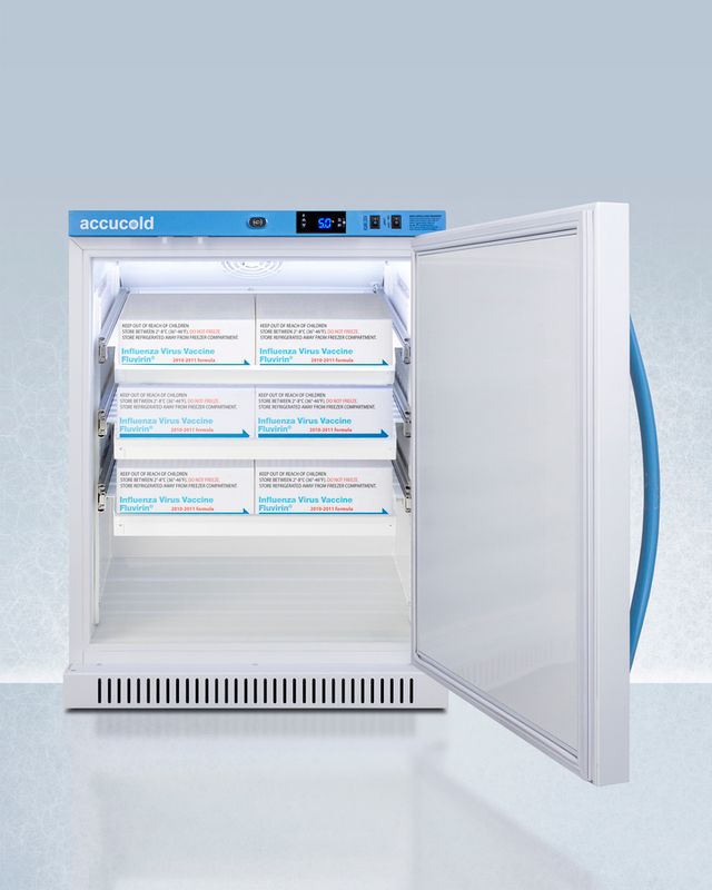 Accucold® Pharma-Vac Performance Series 24" 6 Cu. Ft. White Vaccine Refrigerator-3