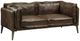 ACME Furniture Porchester Distress Chocolate Leather Loveseat-0