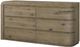 Bernards Pagosa Brown Curved Dresser-0