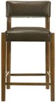 Armen Living Bennet 4-Piece Brown/Walnut Counter Stool Set-2