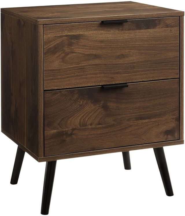Monarch Specialties Inc. Walnut End Table -0