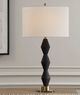 Uttermost® Threefold Black Stone Table Lamp-1