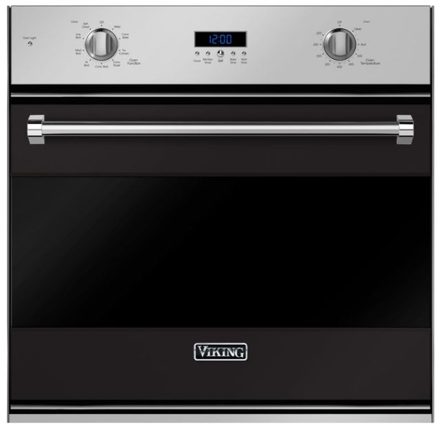 Viking® 3 Series 30" Onyx Single Electric Built In Oven-0