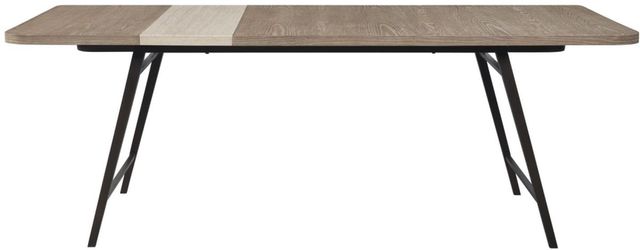 Bernards Trilogy Toffee Dining Table with Black Legs-2