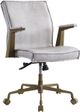 ACME Furniture Attica Vintage White Leather Office Chair-0