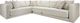 Decor-Rest® Furniture LTD Customizable 4 Piece Sectional-2
