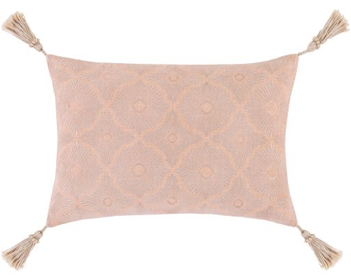 Surya Accra Peach 13"x20" Toss Pillow with Polyester Insert-0