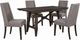 Liberty Furniture Double Bridge 5-Piece Dark Chestnut/Gray Optional Trestle Dining Set-0