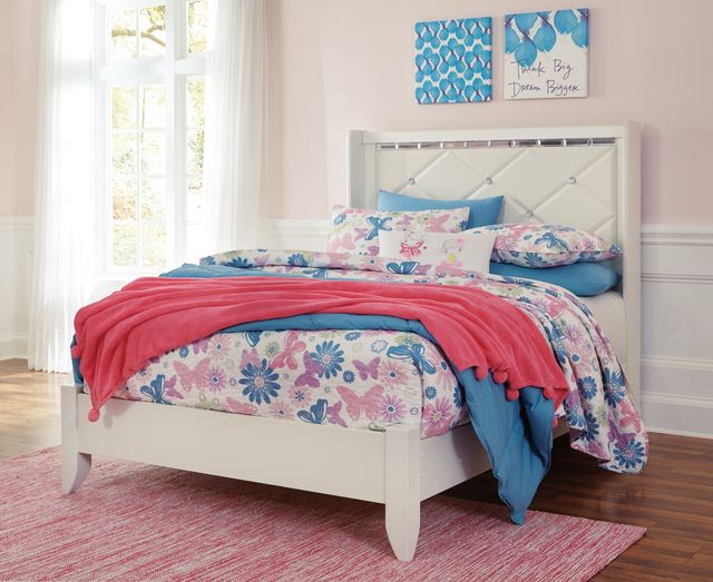 Signature Design by Ashley® Dreamur Champagne Full Panel Bed-1