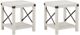 Signature Design by Ashley® Bayflynn 2 Piece Whitewash Living Room Table Set-0